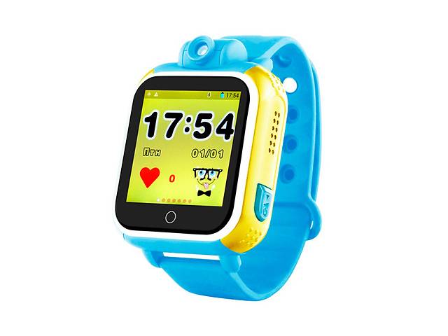 Детские часы с GPS SMART BABY WATCH Q200 Голубые