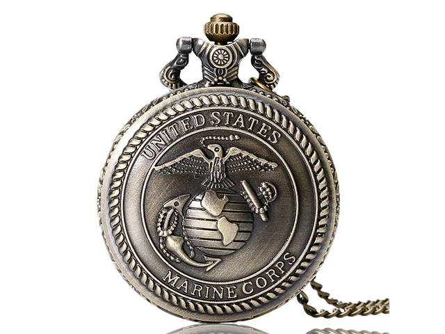 Карманные часы с символикой корпуса морской пехоты США