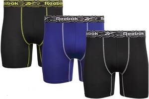 3 шт Термотрусы Влагоотводящие высокотехнологичные Reebok Boxer Briefs Оригинал США