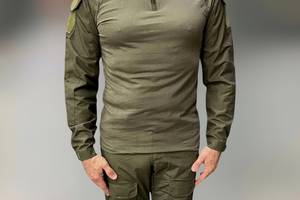 Армейская Кофта Убакс, Олива, коттон (хлопок), размер M, Combat, тактическая рубашка Убакс Купи уже сегодня!
