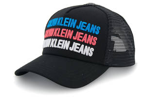 Бейсболка Calvin Klein Jeans SR22 CK JEANS цветной вышивка сетка черный/черный 55-60