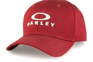 Бейсболка Oakley SR22 OAK вишивка центр котон форма пл бордо/білий 55-60