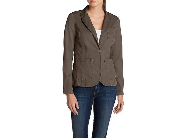 Блейзер Eddie Bauer Womens Legend Wash Stretch Blazer MUSHROOM 44 Коричневый (0086MR-L-XL)