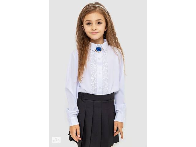 Блуза для девочек нарядная белый 172R201-2 Ager 146