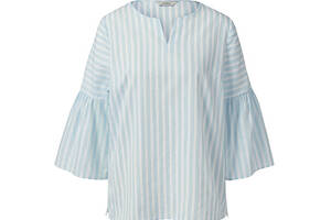 Блуза TCM Tchibo T1682464720 40 Голубой с белым