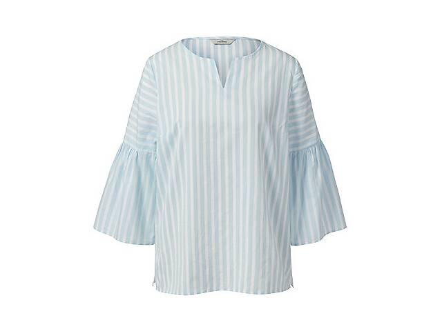 Блуза TCM Tchibo T1682464720 40 Голубой с белым