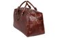 Большая удобная кожаная дорожная сумка английский стиль 7156LB 51 × 23 × 30.5 Темно-коричневый