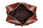 Большая удобная кожаная дорожная сумка английский стиль 7156LB 51 × 23 × 30.5 Темно-коричневый