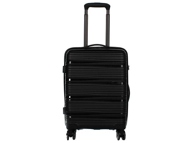 Большой пластиковый чемодан из поликарбоната 85.7L Horoso черный