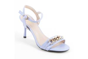 Босоножки женские 340258 р.39 (25) Fashion Голубой