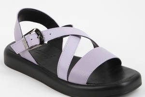 Босоножки женские кожаные 339641 р.39 (25) Fashion Фиолетовый