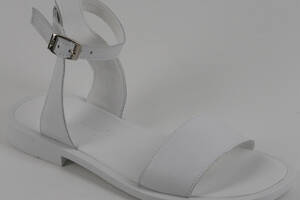 Босоножки женские кожаные 339707 р.36 (23,5) Fashion Белый