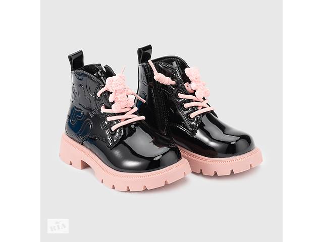 Ботинки для девочки Bessky B2666-5A 22 Черно-розовый (2000990014658)
