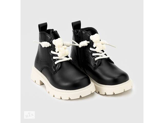 Ботинки для девочки Bessky B2666-6A 22 Черно-бежевый (2000990014504)
