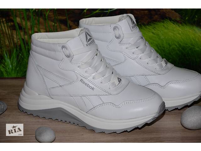 Ботинки кроссовки белые натуральная кожа М48б качество размер 36 37 38 39 40 41