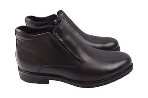 Ботинки мужские Brooman черные натуральная кожа 981-24ZH 40