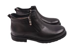 Ботинки мужские Brooman черные натуральная кожа 991-24ZH 39