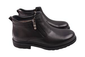 Ботинки мужские Brooman черные натуральная кожа 991-24ZH 45