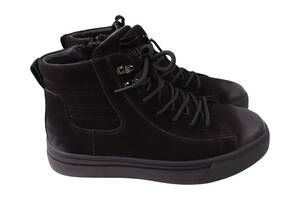 Ботинки мужские Brooman черные натуральный нубук 989-24ZHS 39