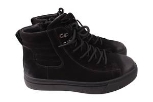 Ботинки мужские Brooman черные натуральный нубук 989-24ZHS 43