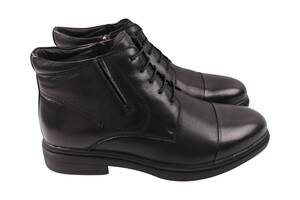 Ботинки мужские Clemento черные натуральная кожа 72-24ZH 40