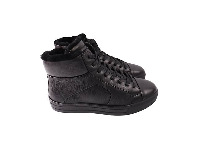 Ботинки мужские Cosottinni черные натуральная кожа 450-24ZHC 40