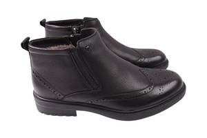Ботинки мужские Cosottinni черные натуральная кожа 451-24ZH 39
