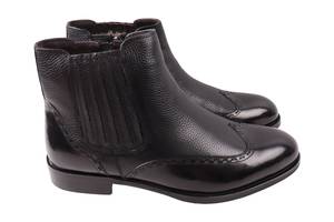 Ботинки мужские Lido Marinozi черные натуральная кожа 327-24ZH 39