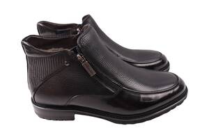 Ботинки мужские Lido Marinozi черные натуральная кожа 329-24ZH 39