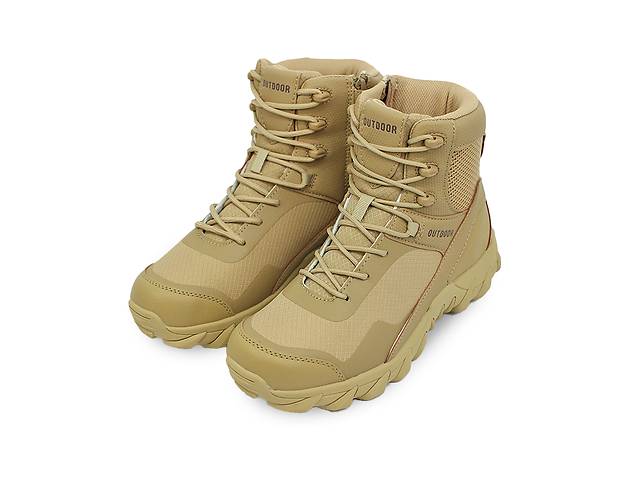 Ботинки мужские тактические Lesko 6676 Outdoor 44 Sand Khaki