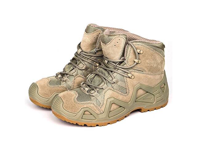 Ботинки тактические Han-Wild HW07 р.40 Sand Khaki мужские износостойкая военная обувь