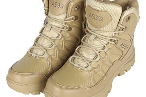 Ботинки тактические Lesko GZ706 р.45 Sand Khaki мужские армейские для тренировок