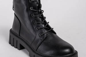 Ботинки женские 341165 р.37 (23,5) Fashion Черный