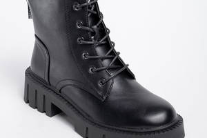 Ботинки женские 341353 р.39 (24,5) Fashion Черный
