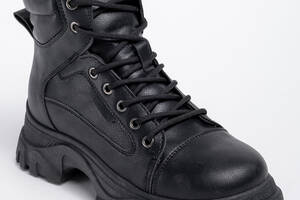 Ботинки женские 341442 р.38 (24) Fashion Черный