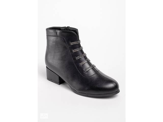 Ботинки женские 341448 р.37 (23,5) Fashion Черный