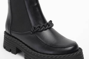 Ботинки женские 341892 р.38 (24,5) Fashion Черный