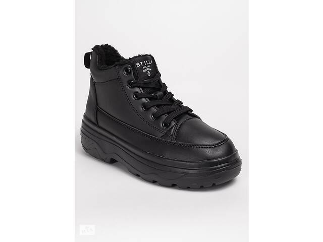 Ботинки женские 342042 р.37 (23,5) Fashion Черный