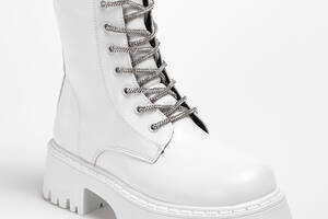 Ботинки женские 342077 р.36 (23) Fashion Белый
