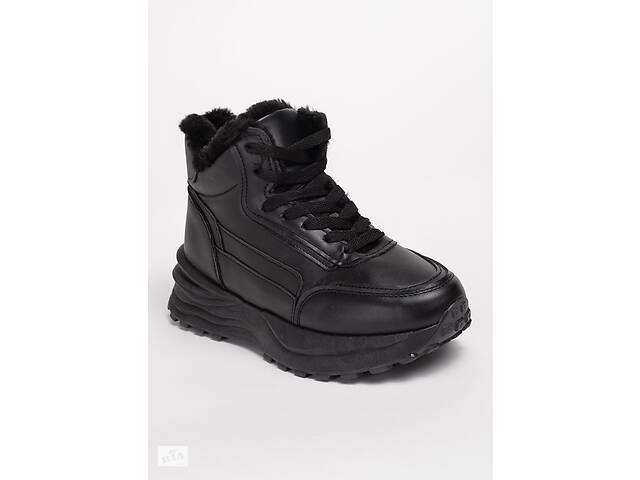 Ботинки женские 342142 р.39 (24,5) Fashion Черный