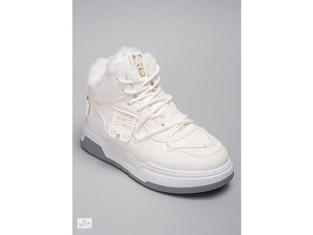 Ботинки женские 342261 р.38 (24) Fashion Белый