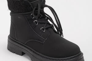 Ботинки женские 342335 р.37 (23,5) Fashion Черный