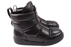Ботинки женские Beratroni черные натуральная кожа 32-24DHC 37
