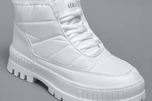 Ботинки женские дутые 341991 р.37 (23,5) Fashion Белый
