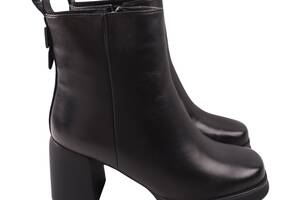 Ботинки женские Oeego черные натуральная кожа 183-24ZH 37