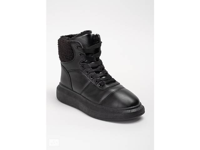 Ботинки зимние женские 342301 р.39 (24,5) Fashion Черный