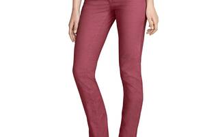 Брюки Eddie Bauer Womens Slim Leg Cord Pants DK BERRY 40 Темно-красный (0864DBY)