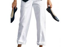 Брюки Eddie Bauer Womens Straight Leg Trousers WHITE 42 Белый (7115031WT)