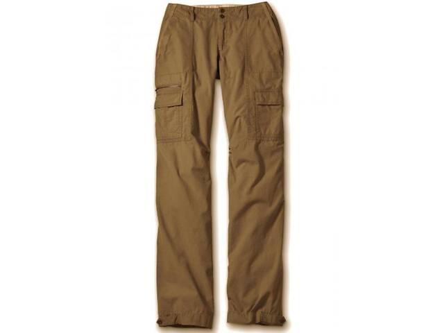 Брюки карго Eddie Bauer Women Ripstop Boyfriend Cargo Trousers BROWN 38 Коричневый (7117718BR)