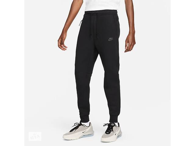 Брюки мужские Nike M Nk Tch Flc Jggr (FB8002-010) S Черный